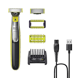 Philips Norelco OneBlade Face + Body Hybrid Electric Trimmer and Shaver, QP2630/70