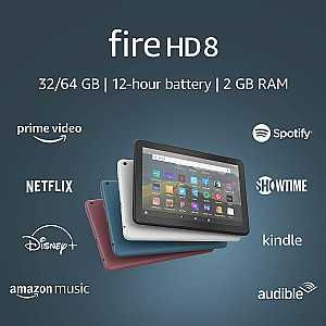 Fire HD 8 tablet, 8" HD display, 32 GB, (2020 release)