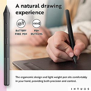 Wacom CTL4100 Bluetooth Small Graphics Drawing Tablet