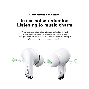 Lenovo LP5 earbuds gray & white 