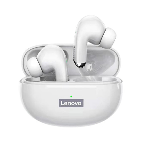 Lenovo LP5 earbuds gray & white 