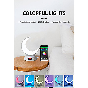 Quran Speaker Crescent Sq902 Colorful Moon Lamp