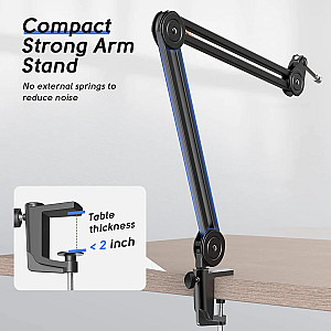 Fifine BM63 Boom Arm Stand With 15.5" Arm