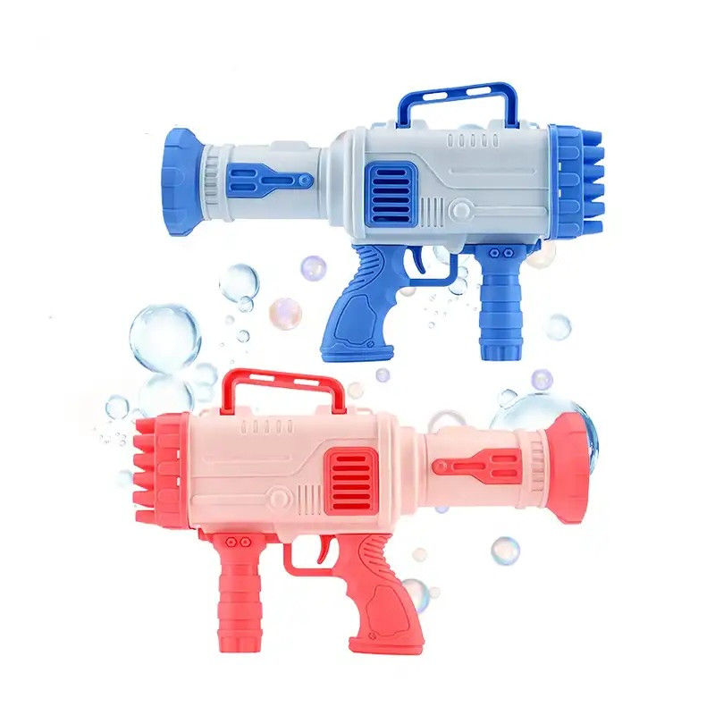 Bubble Rocket Launcher Bazooka Gun With 32 Holes