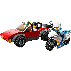 Lego City Police Bike Car Chase